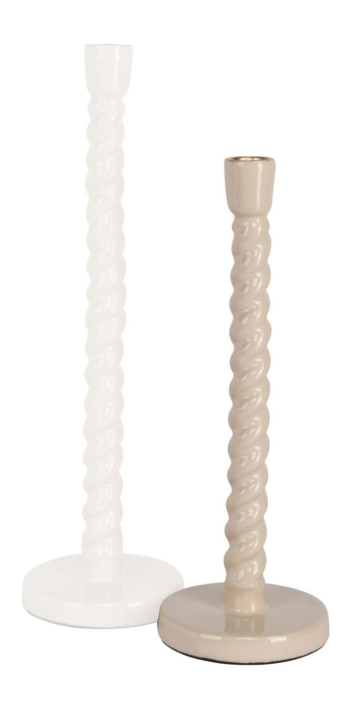 Richmond Kerzenhalter Nena tapioca small, Aluminium, 28,5 cm