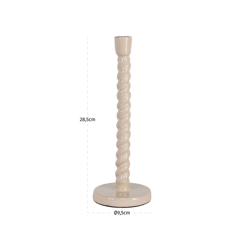 Richmond Kerzenhalter Nena tapioca small, Aluminium, 28,5 cm
