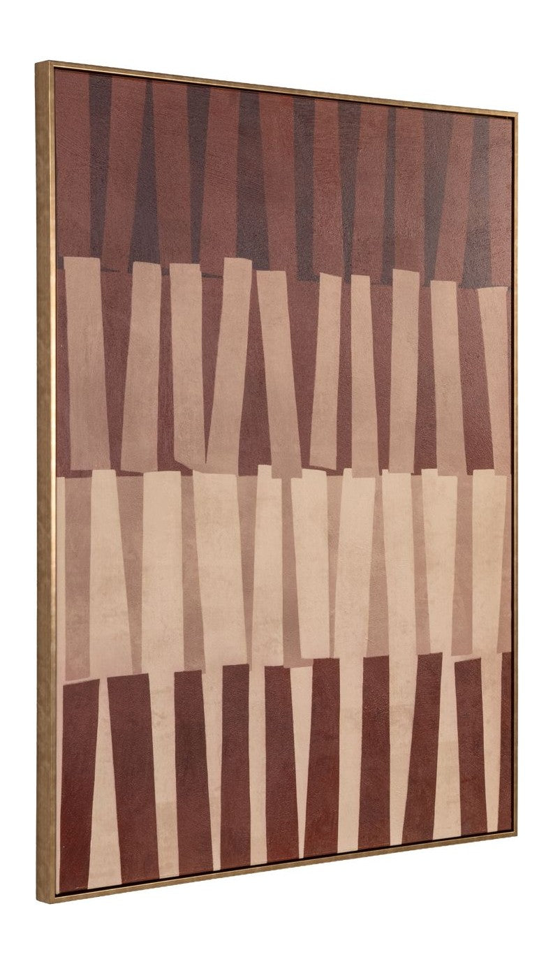 Richmond Wandkunst Voga Braun – elegante Wanddekoration 90x120 cm