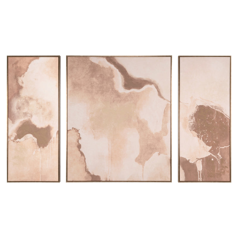 Wandkunst Liberty brown – XXL Wandbild 200x120 cm, Kiefer & Leinwand
