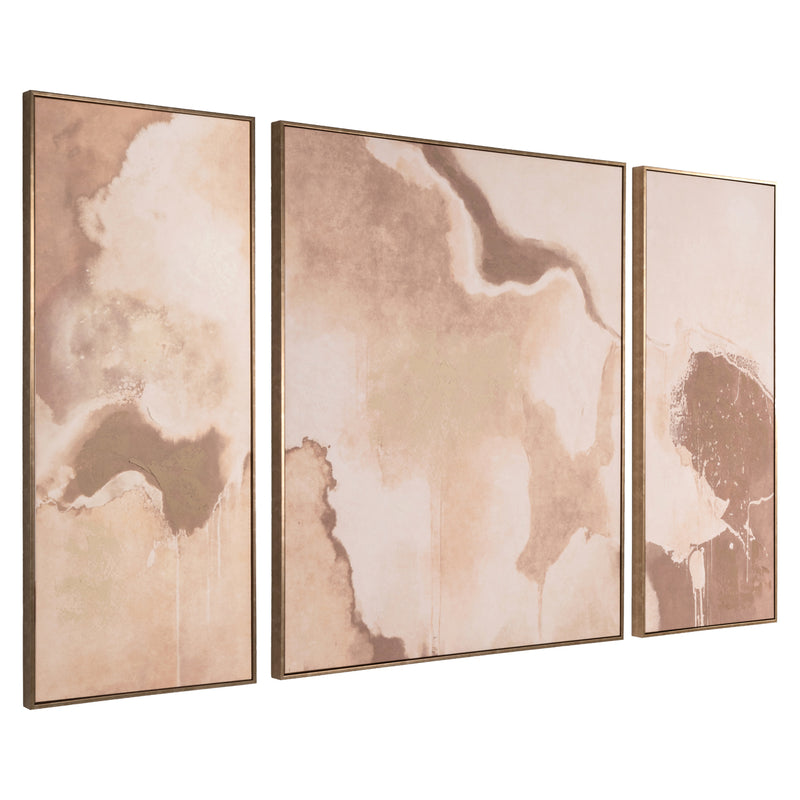 Wandkunst Liberty brown – XXL Wandbild 200x120 cm, Kiefer & Leinwand