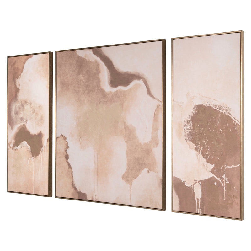 Wandkunst Liberty brown – XXL Wandbild 200x120 cm, Kiefer & Leinwand
