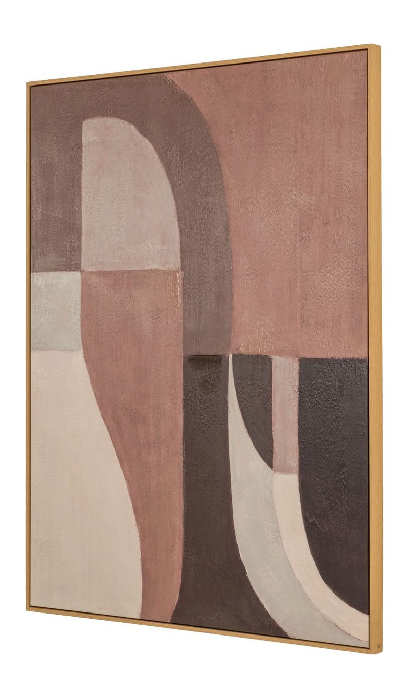 Richmond Wandkunst Tatu Left Brown, Wandbild 120x90 cm, braun