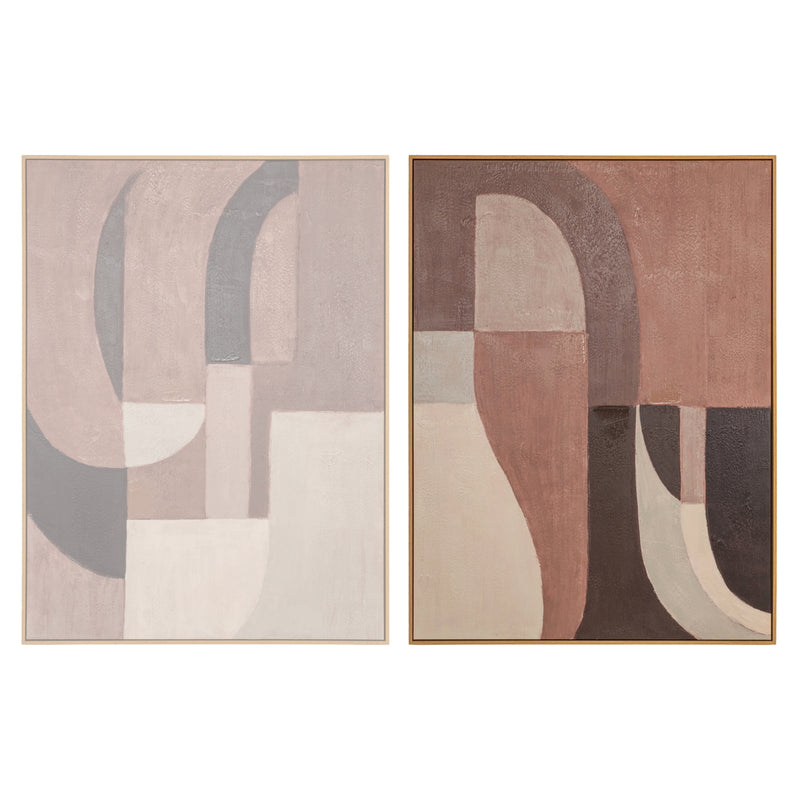 Richmond Wandkunst Tatu Left Brown, Wandbild 120x90 cm, braun