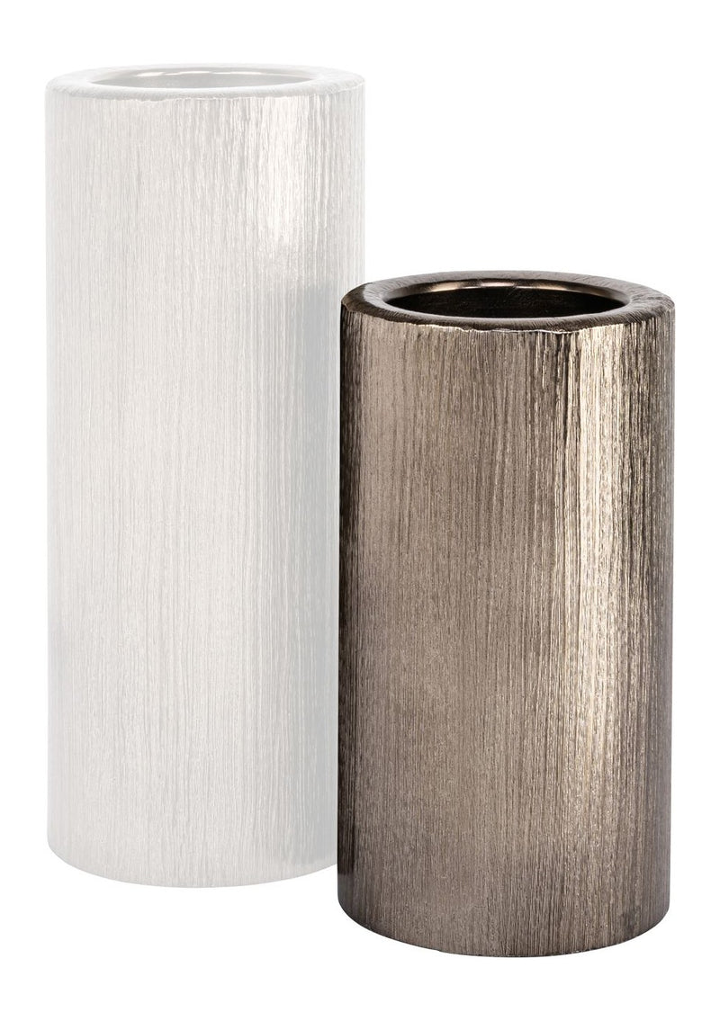 Kerzenhalter Rio brass antique small - Aluminium, 23 cm hoch