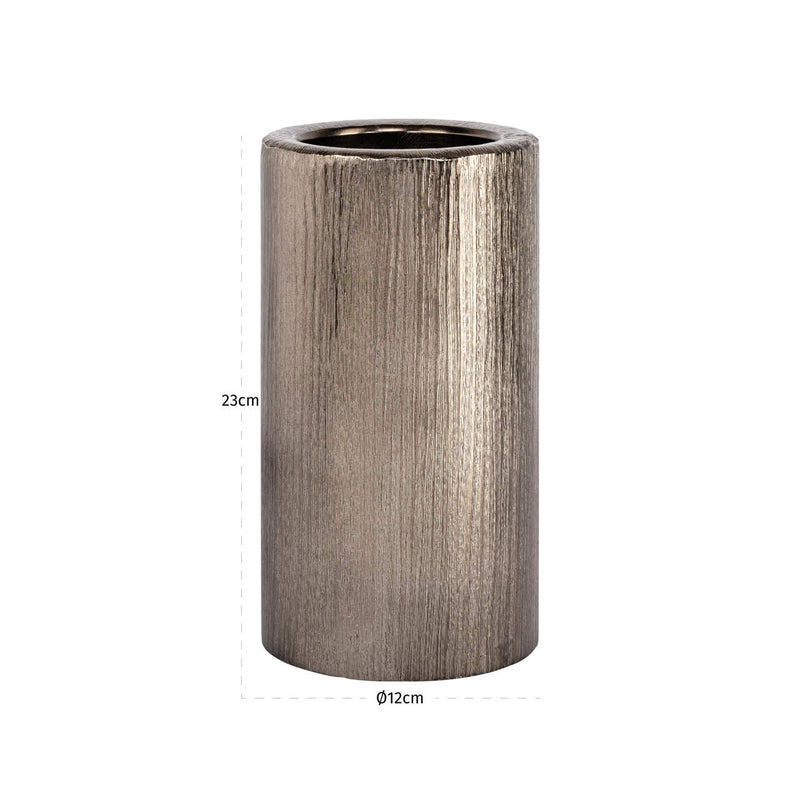 Kerzenhalter Rio brass antique small - Aluminium, 23 cm hoch