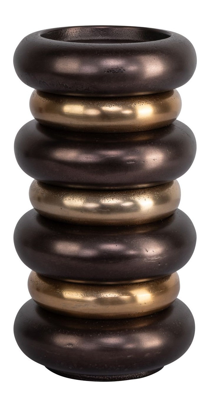 Kerzenhalter Eve bronze - Richmond Kerzenständer aus Aluminium, 21 cm