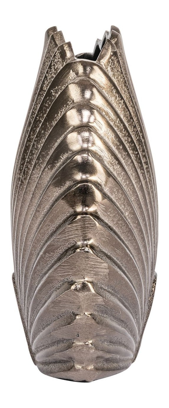 Vase Mara klein, Aluminium in Brass-Antique-Optik, Richmond, 22 cm