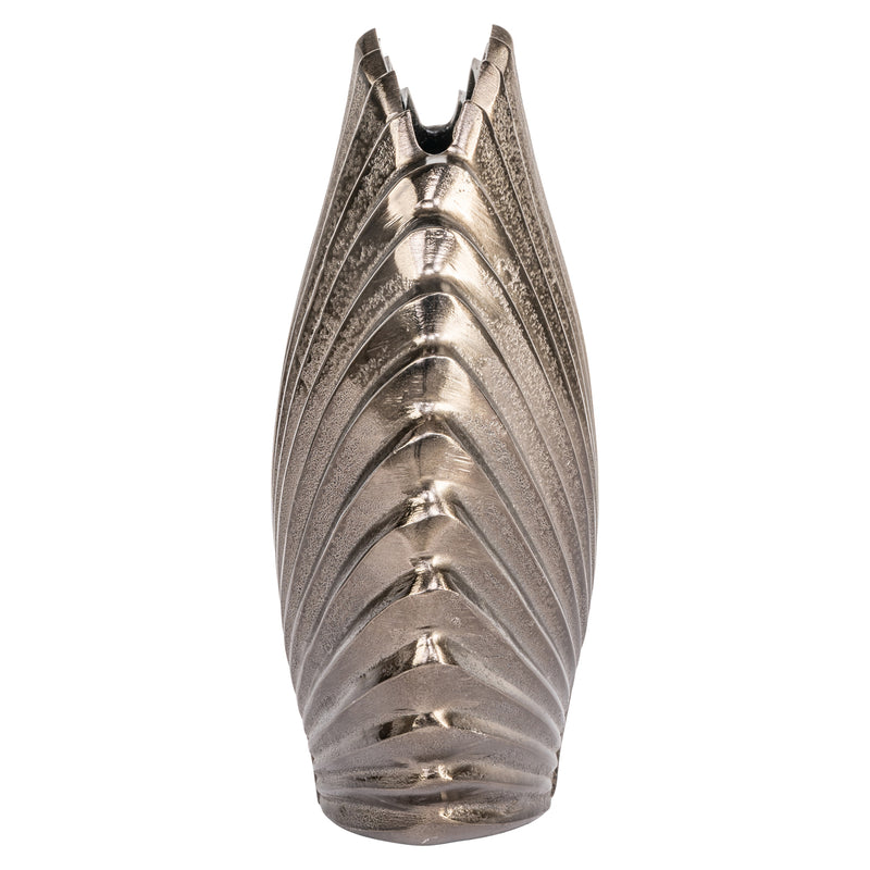 Vase Mara brass antique - elegante Deko-Vase aus Aluminium, groß