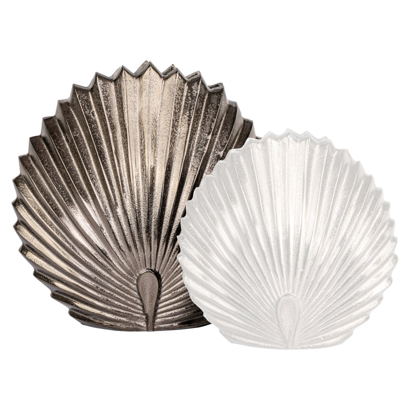 Vase Mara brass antique - elegante Deko-Vase aus Aluminium, groß