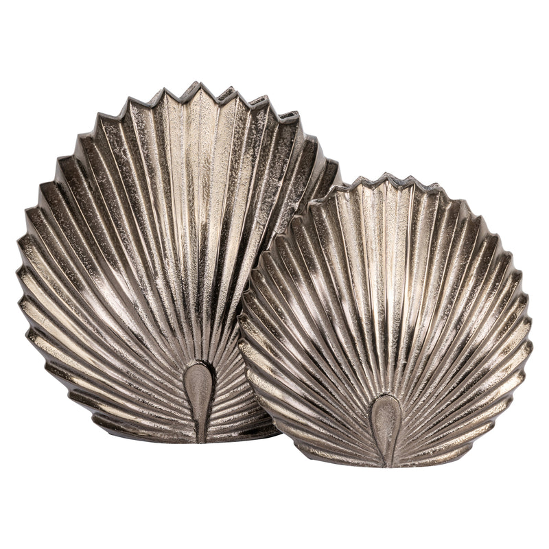 Vase Mara brass antique - elegante Deko-Vase aus Aluminium, groß