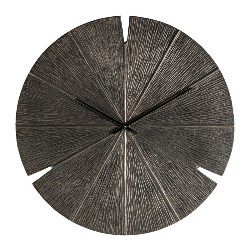 Wanduhr Blaise in Bronze - Richmond Design, Ø 80 cm, Aluminium