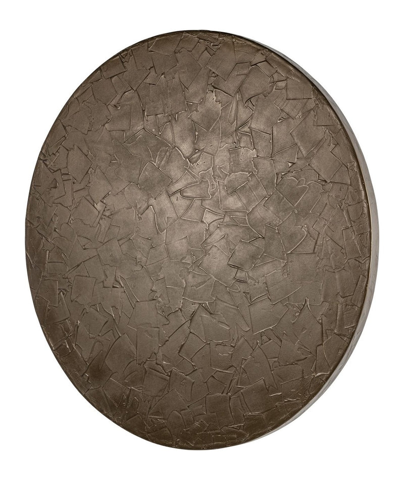 Wandkunst Diga Brunzae Ø110 cm – rundes Wandrelief in Bronze-Optik