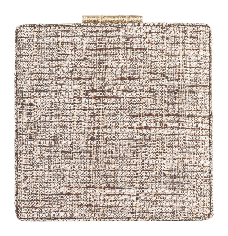 Richmond Aufbewahrungsbox Chalenny brown small – Wildleder, 16x16 cm
