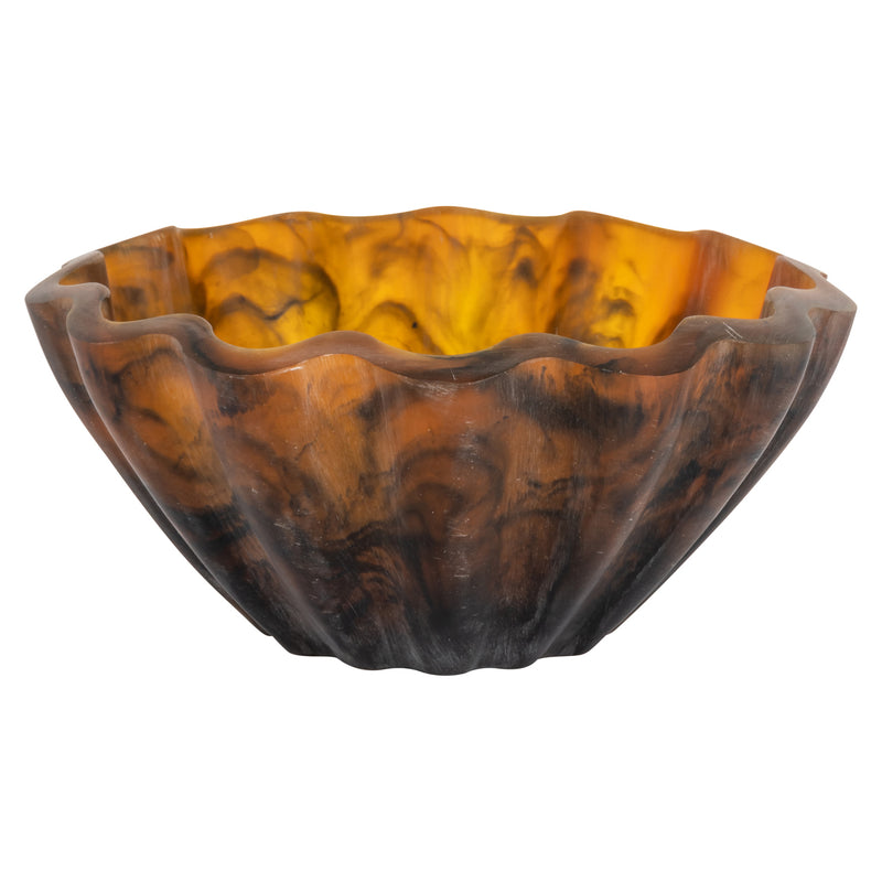 Richmond Schale Jasmine Tortoise klein aus Harz, 21,5 cm