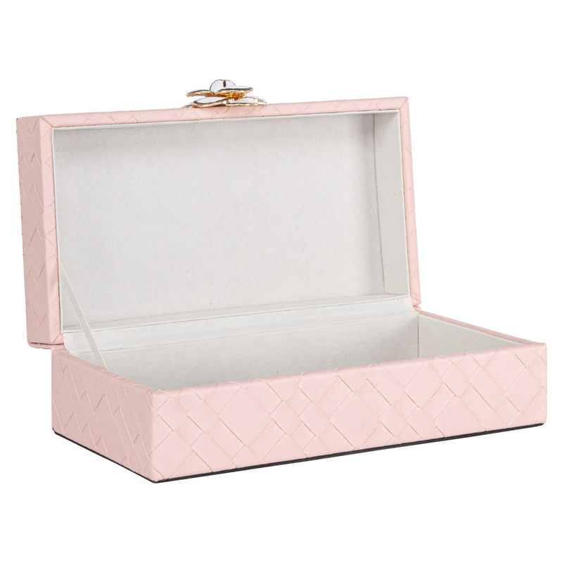 Aufbewahrungsbox Lotte in Pink – edles PU-Leder, kompaktes Design