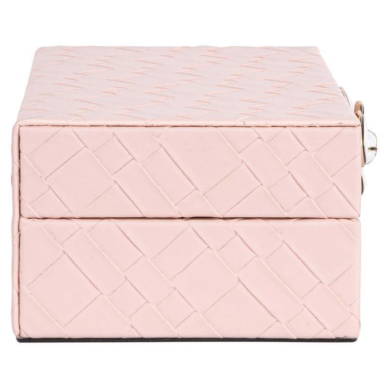 Aufbewahrungsbox Lotte in Pink – edles PU-Leder, kompaktes Design