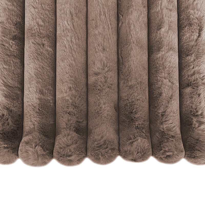 Decke Chic Furenzo taupe 200x300 cm – kuschelweich & elegant