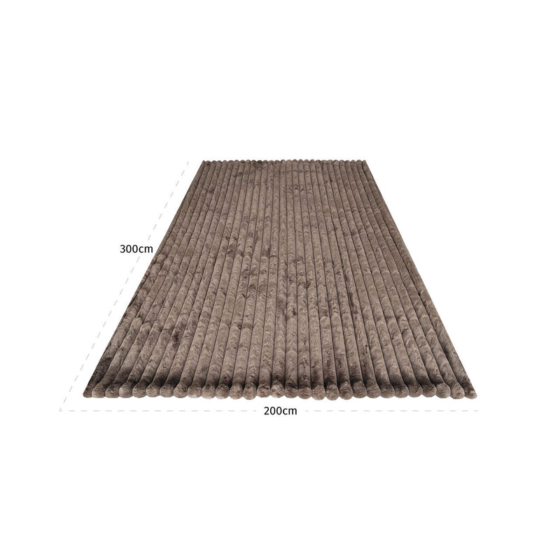 Decke Chic Furenzo taupe 200x300 cm – kuschelweich & elegant