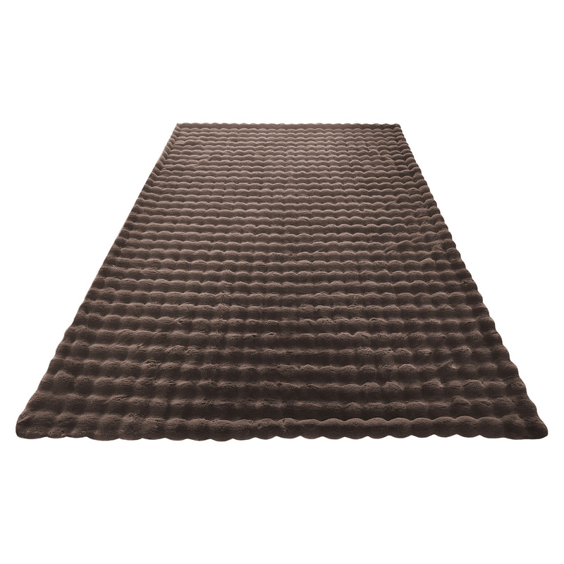 Decke Winter Haze braun 200x300 cm – weiche Kuscheldecke aus Polyester