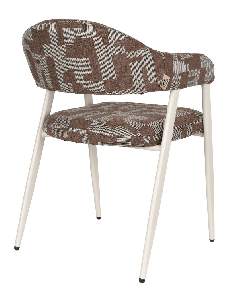 Esszimmerstuhl Miyo mit Armlehnen, Beige im Boho-Stil von Dutchbone