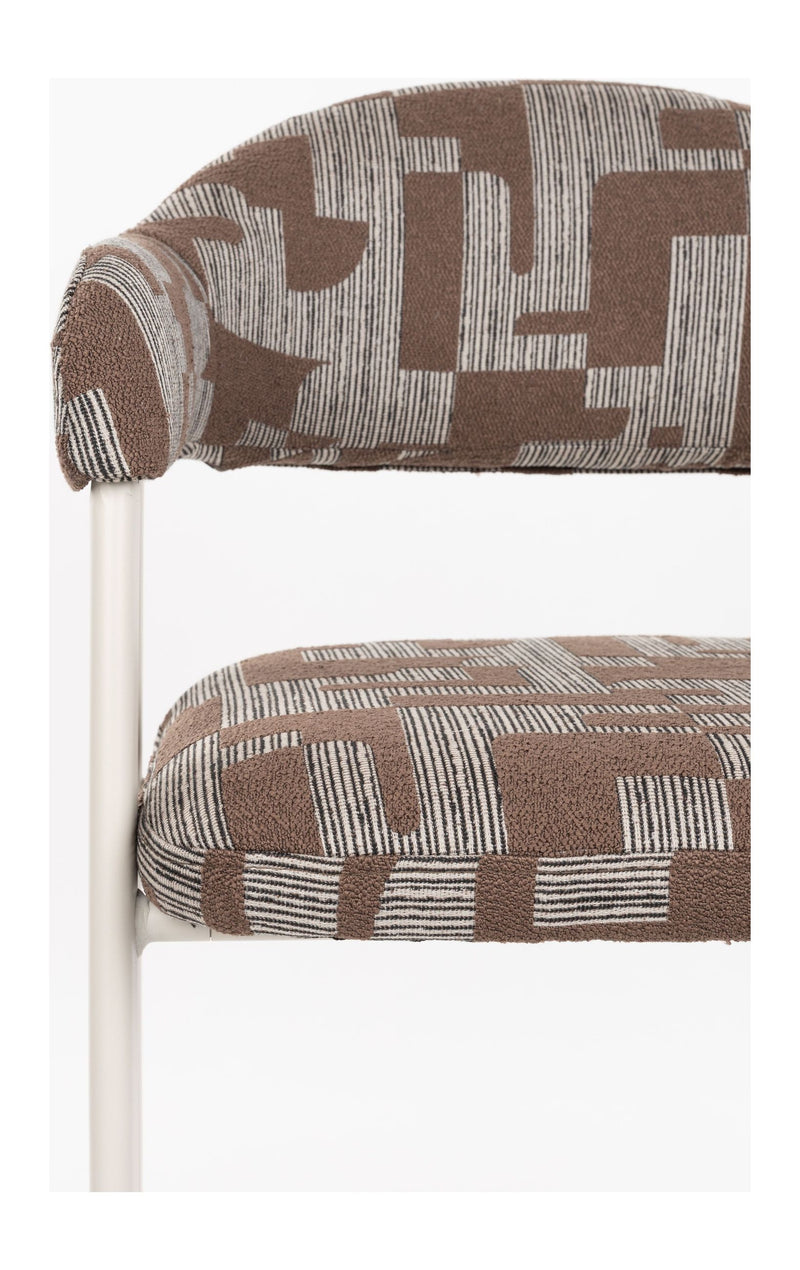 Esszimmerstuhl Miyo mit Armlehnen, Beige im Boho-Stil von Dutchbone