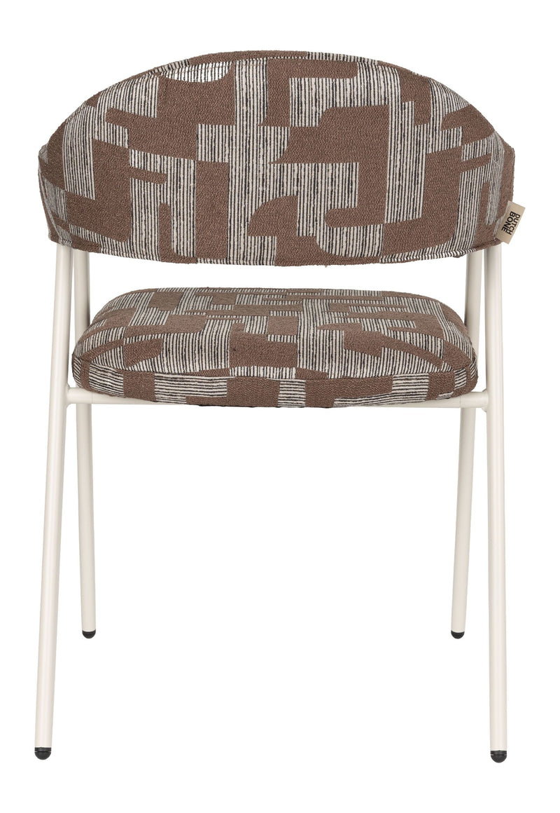 Esszimmerstuhl Miyo mit Armlehnen, Beige im Boho-Stil von Dutchbone