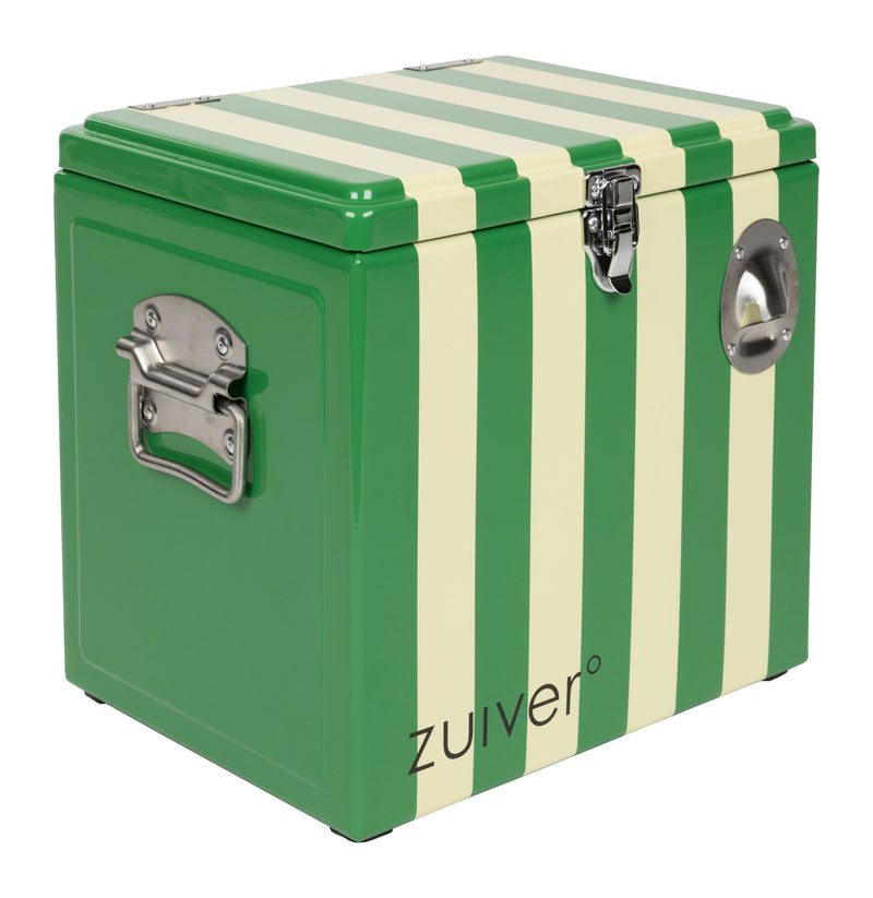 Kühler Be Cute Stripes Green mit Flaschenöffner für Garten & Küche