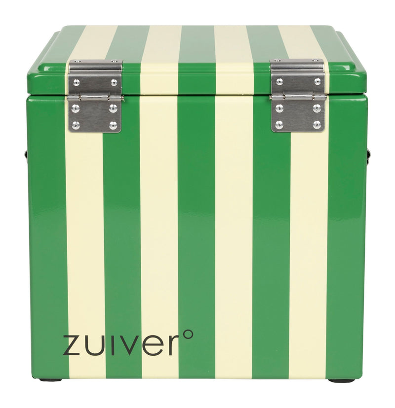 Kühler Be Cute Stripes Green mit Flaschenöffner für Garten & Küche