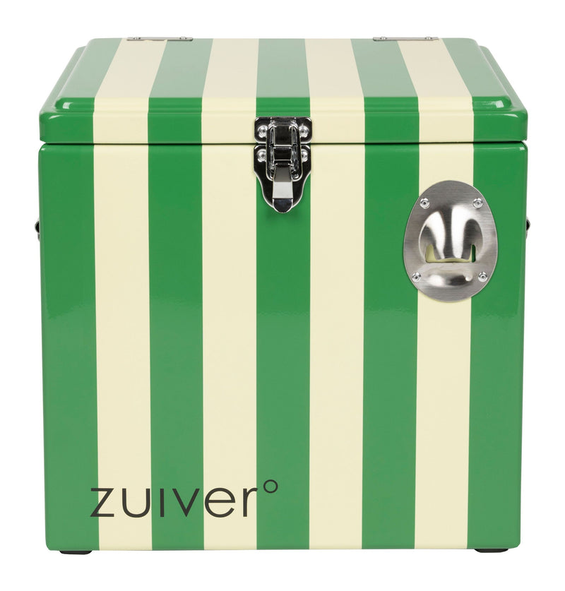 Kühler Be Cute Stripes Green mit Flaschenöffner für Garten & Küche