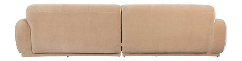 Sofa Hazel Beige mit 4,5 Sitzplätzen aus Eukalyptusholz von Zuiver