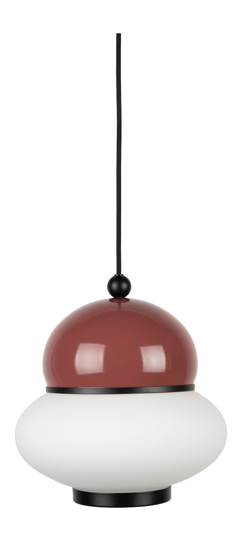 Pendelleuchte Bumble von Zuiver, Beige mit Milchglas-Schirm