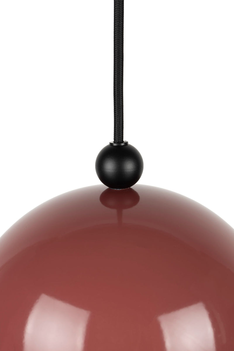 Pendelleuchte Bumble von Zuiver, Beige mit Milchglas-Schirm