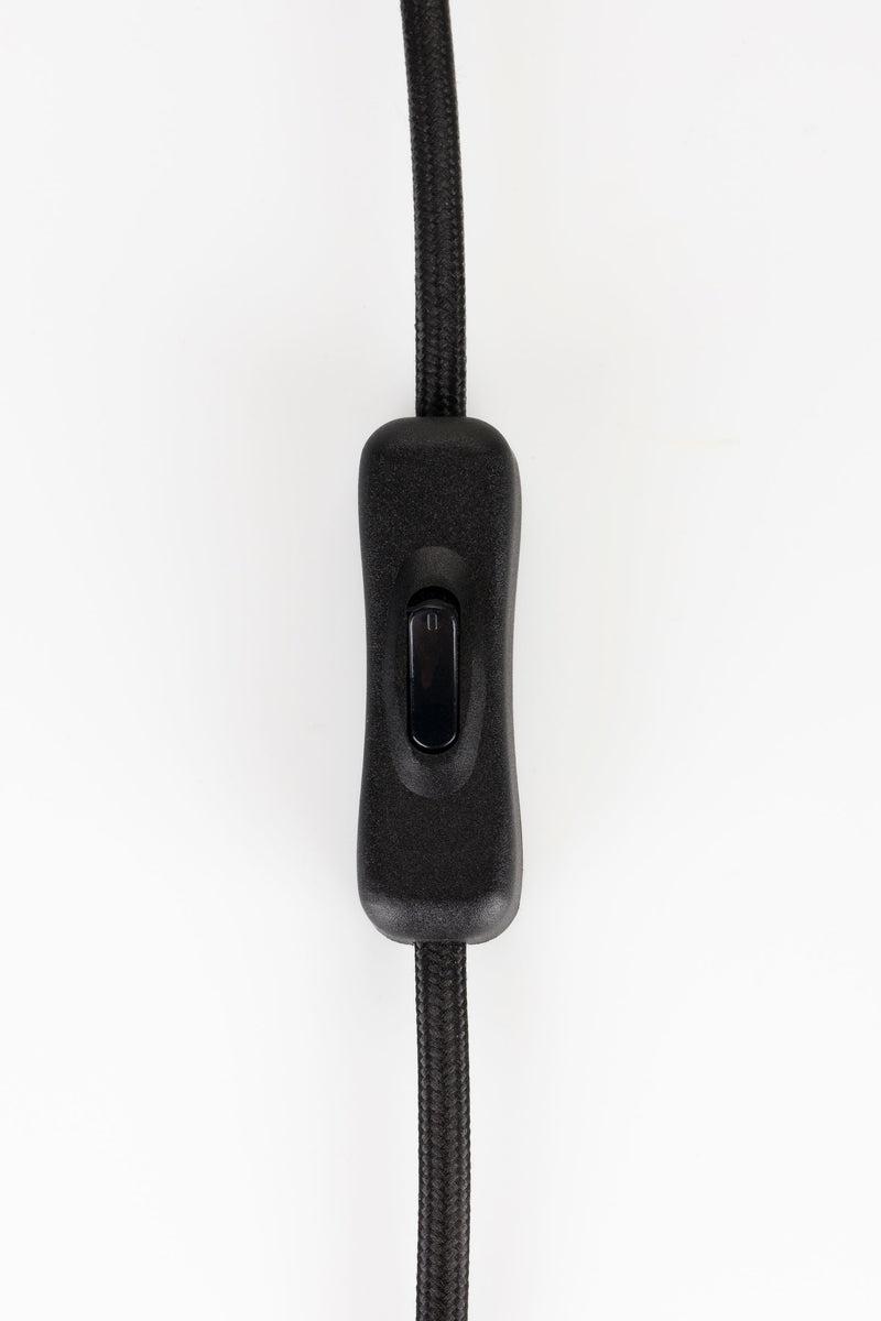Tischlampe Nook Taupe von Zuiver mit Keramikfuß und Leinenschirm