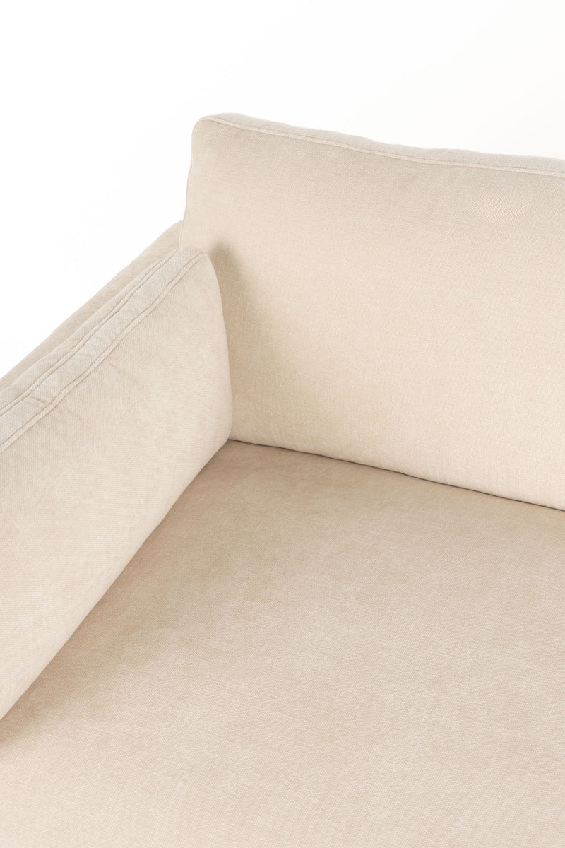 Sofa Summer 3-Sitzer Beige mit Stahlgestell für Wohnzimmer von Zuiver
