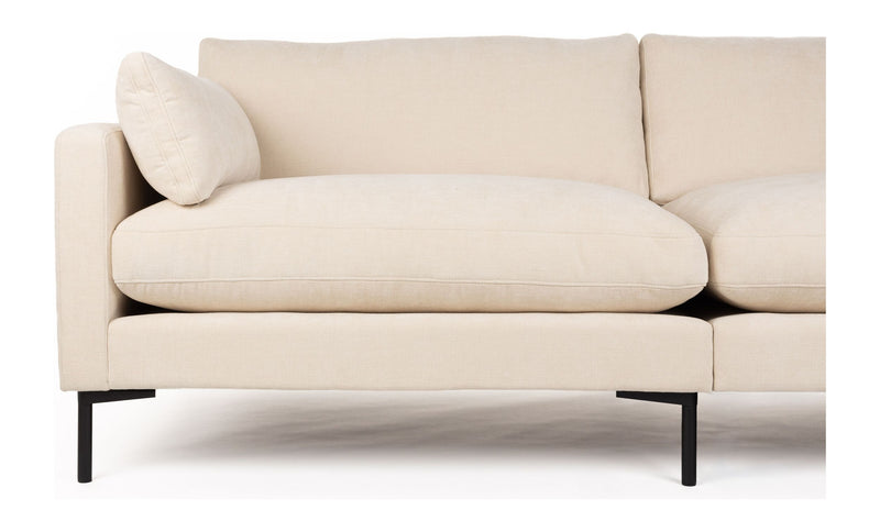 Sofa Summer 4,5-Sitzer Beige mit Stahlgestell fürs Wohnzimmer
