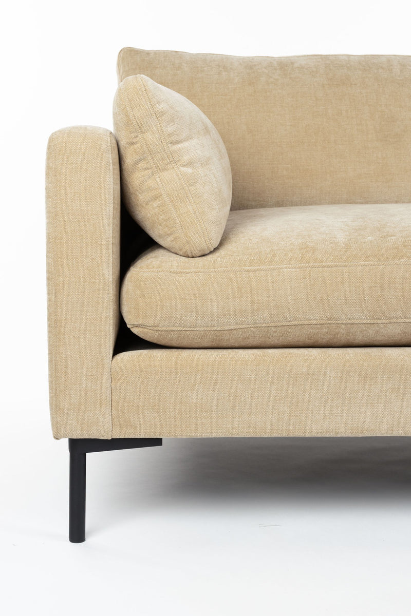 Sofa Summer 4,5-Sitzer in Sand mit Stahlgestell fürs Wohnzimmer