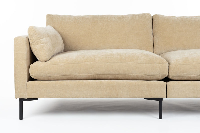 Sofa Summer 7-Sitzer Sand mit Stoffbezug für gemütliche Wohnzimmer