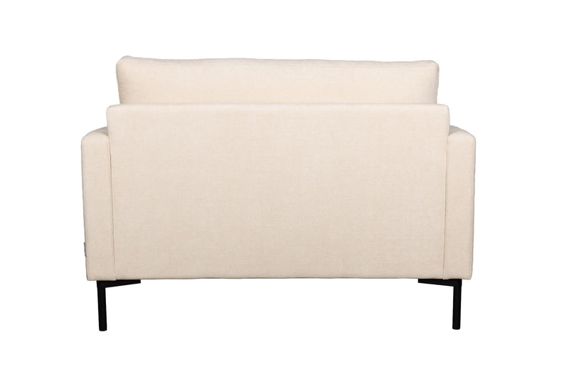 Loveseat-Sofa Summer von Zuiver in Beige mit Stahlgestell fürs Zuhause