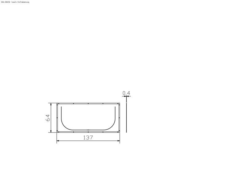 Hasena Saceto Stoffabdeckung für Bettkasten und Roll-Box, Grau