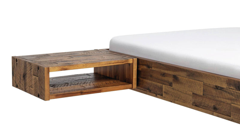 Hasena Nachttisch Jago Akazie Vintage Brown im Industrial-Loft-Design