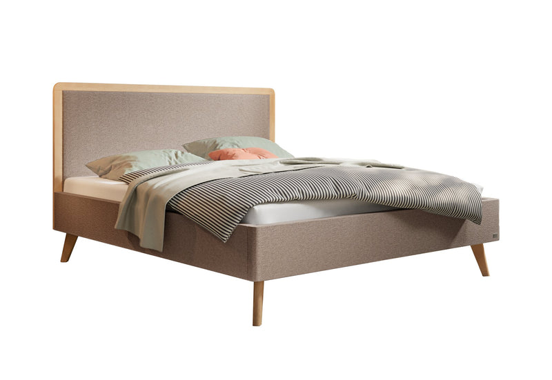 Hasena Polsterbett Reyes Eiche bright mit Sand-Bezug, Dream-Pronto