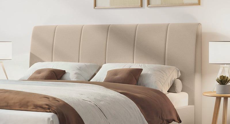 Hasena Polsterbett Renata in Eiche bright mit Bezug Pace Sand
