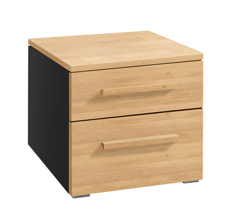 Hasena Nachttisch Twia Selezione in Eiche bright mit 2 Schubladen
