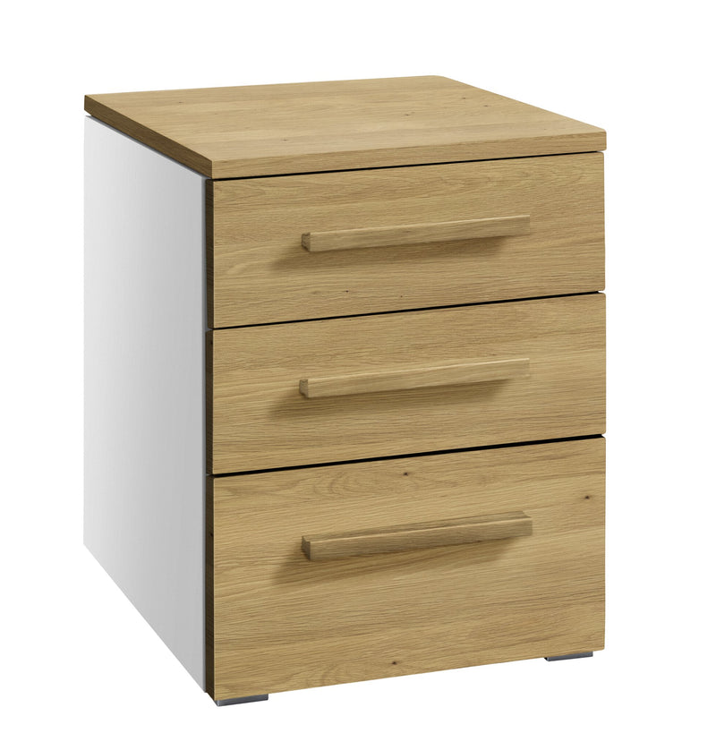 Hasena Nachttisch Trio Selezione Eiche bright mit 3 Schubladen