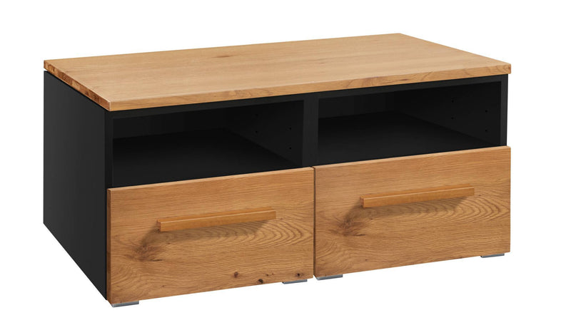 Hasena Owita Kommode Selezione, Wildeiche natur mit Schwarz