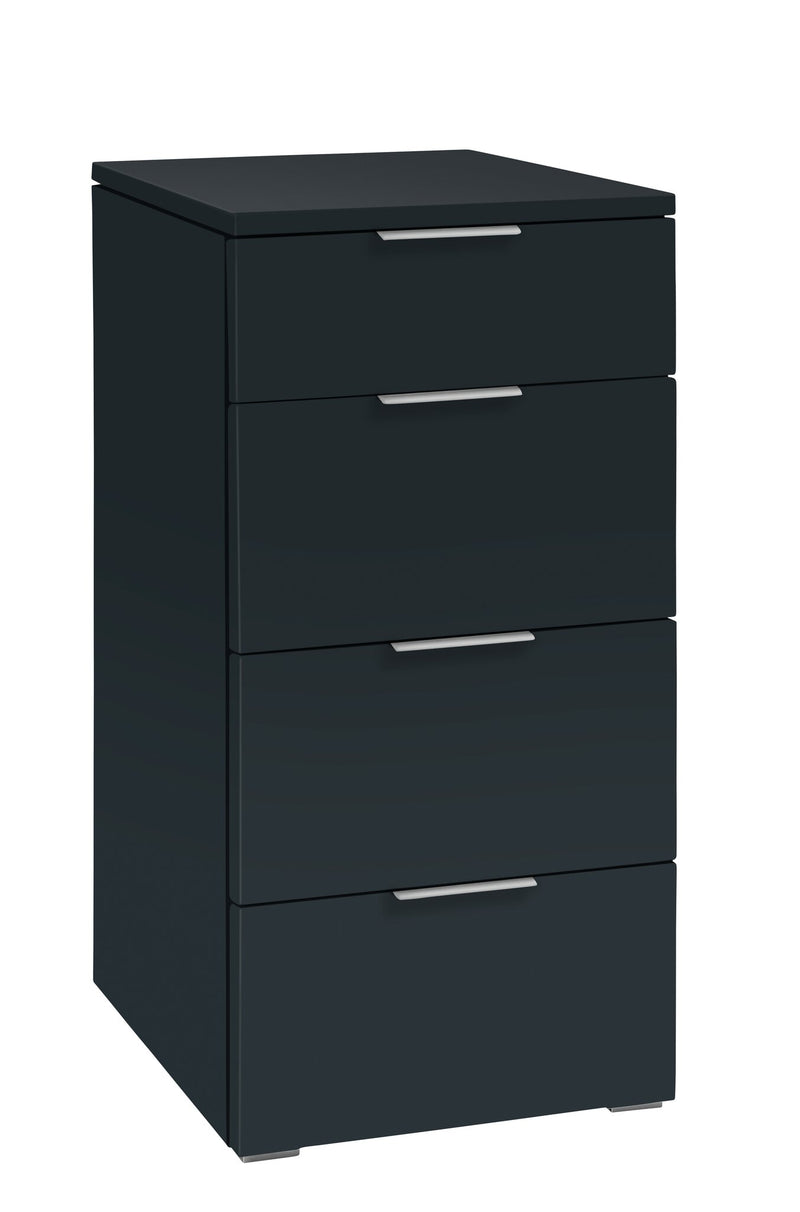 Hasena Kommode Quatro Schwarz mit 4 Schubladen, Selezione