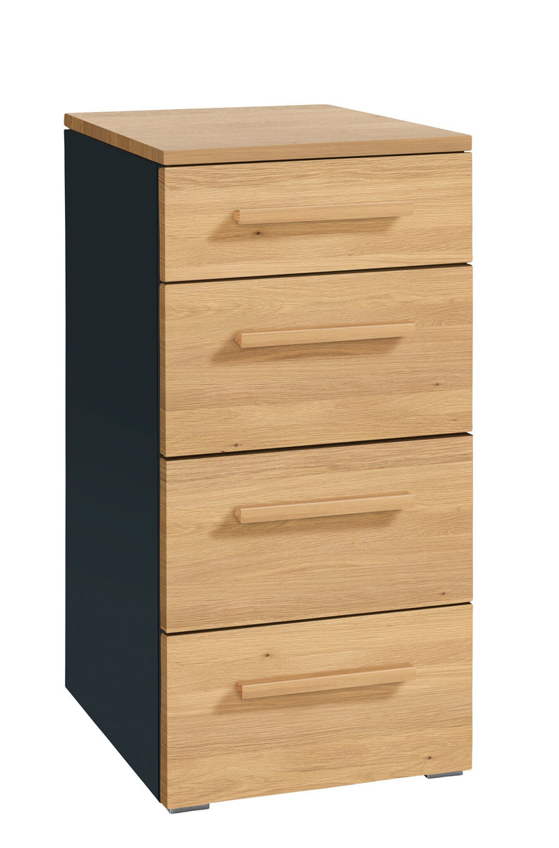 Hasena Kommode Quatro Selezione, Eiche bright mit 4 Schubladen