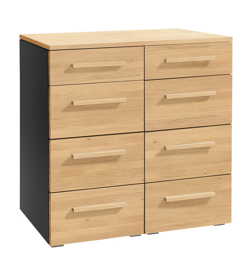 Hasena Selezione Kommode Quatrine Eiche bright mit 8 Schubladen
