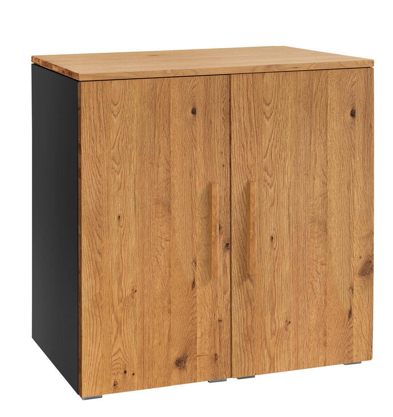 Hasena Kommode Portina Schwarz mit Wildeiche-Front, Selezione